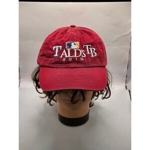 47 Twins ALDS MLB Tampa Bay Rays Baseball Cap Red‎ 2010 OSFA Sportswear Casual